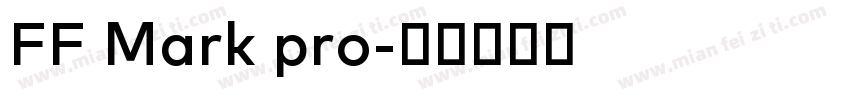 FF Mark pro字体转换